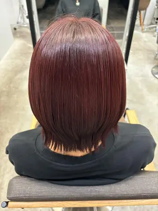 ショート ハイトーンカラー が絶対可愛い✨泰聖✨のヘアスタイル