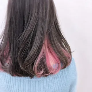 セミロング カラー パーマ ヘアアレンジ キッズ HIME. **ヒメドットのヘアスタイル