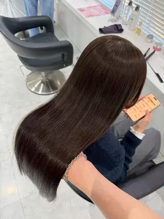 カラー うる艶かわいい🫧 夏の透明感🍨のヘアスタイル