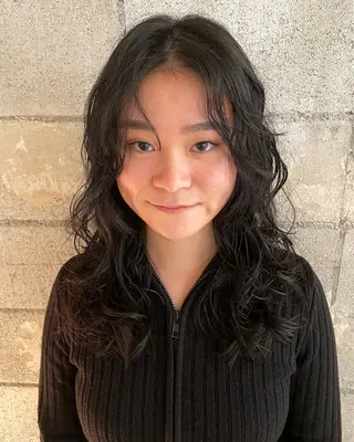 ミディアム デザインカラー★★★ Haco+shihoのヘアスタイル
