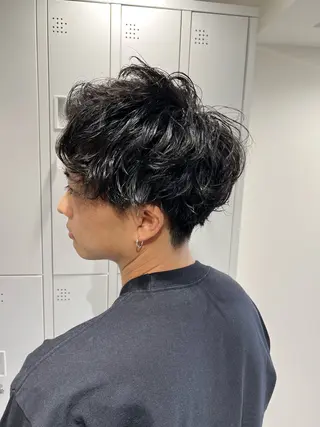 パーマ メンズ 透明感/レイヤー 🇰🇷tomonaのヘアスタイル