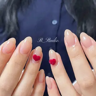 ネイル ネイル💕& まつ毛パーマのネイルデザイン