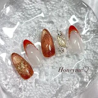 ネイル Honey me ❁⃘*.ﾟのネイルデザイン