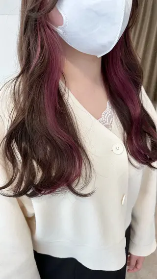 ロング カラー 透明感カラー/ レイヤー　YUKAのヘアスタイル