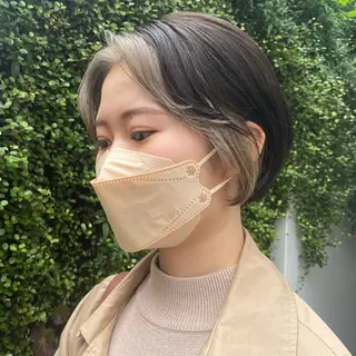 ショート カラー ヘアアレンジ 🎀レイヤー 透明感 カラーyuuri🎀のヘアスタイル