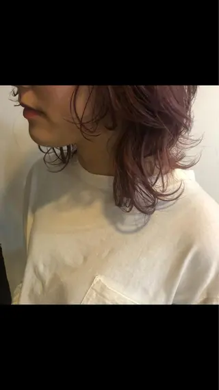 ミディアム カラー ヘアアレンジ 川上 智汐のヘアスタイル