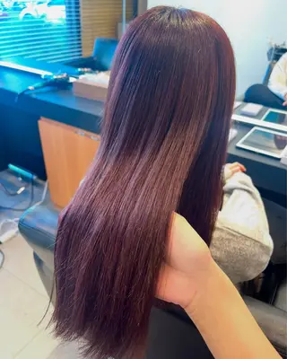 ロング 顔周りレイヤー 髪質改善 / AYUのヘアスタイル