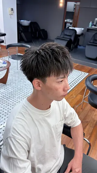 ショート メンズ メンズカット 髙橋創のヘアスタイル
