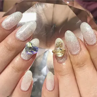 ネイル 渋谷／チップ長さ出し 👑アプレgel-xのネイルデザイン