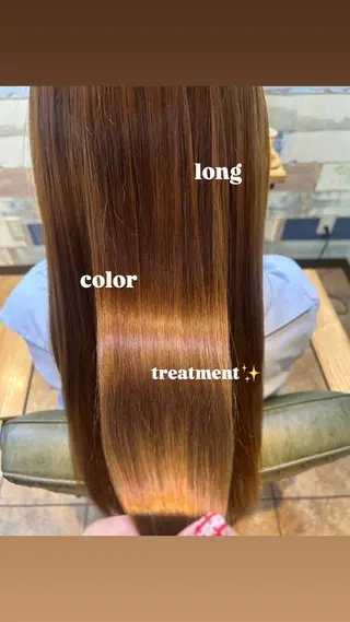 ロング カラー カラーモデル募集！ 佐々木彩衣🤍🪄のヘアスタイル