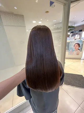 ロング カラー 縮毛矯正/髪質改善/ 艶髪ササキナツミのヘアスタイル