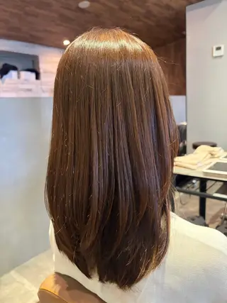 ミディアム カットモデル RURUのヘアスタイル