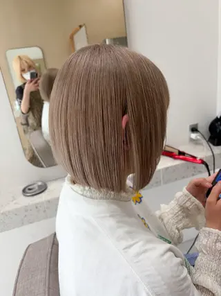ショート カラー 🫧艶髪ボブ🫧 チカのヘアスタイル
