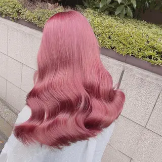 ロング カラー ヘアアレンジ メンズ キッズ マツエク・マツパ ブリーチの髪様 MASATOのヘアスタイル