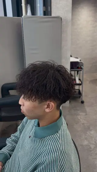 ショート カラー パーマ ヘアアレンジ メンズ キッズ メンズ特化/カラー /せなのヘアスタイル