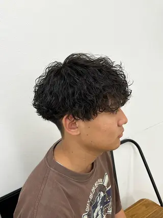 ショート パーマ メンズ ✂︎メンズパーマ✂︎ 伊藤秀真のヘアスタイル