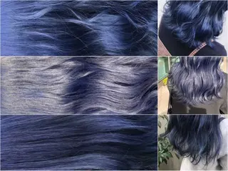 セミロング カラー ヘアアレンジ 🐚🧸 MAKI 🧸🐚のヘアスタイル