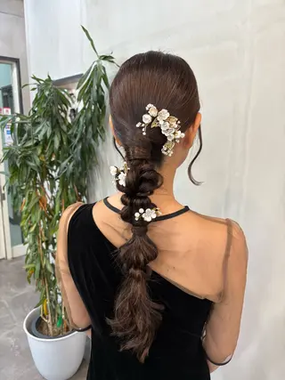 ロング ヘアアレンジ ALLEN hair /まなのヘアスタイル