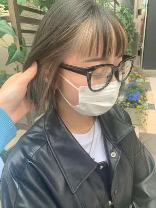 ショート AMI🎀韓国ヘア 透明感カラーのヘアスタイル