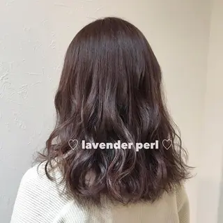 セミロング 天神最安値エクステ カラーレイヤーカットのヘアスタイル