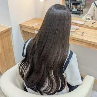 ロング カラー 彩桜/アレンジ/艶 カラー/小顔カット✂のヘアスタイル