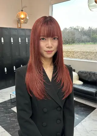 ロング カラー DEAN .杉浦/透明感カラーのヘアスタイル