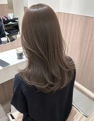 ミディアム カラー ヘアアレンジ メンズ 透明感×艶髪 🫒maki🎀のヘアスタイル