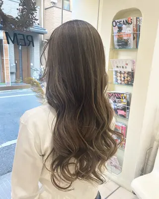 ロング カラー 京都河原町/艶髪/ 西田晴香のヘアスタイル
