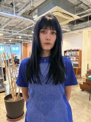 ロング カラー yu maのヘアスタイル