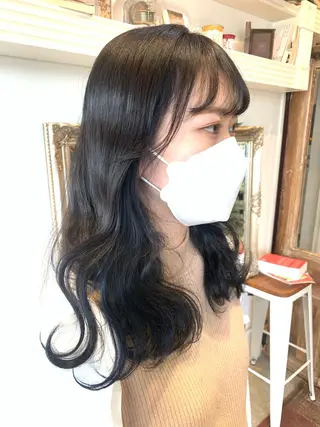 セミロング カラー ヘアアレンジ 大宮/山口 竣也のヘアスタイル