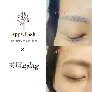 マツエク・マツパ まつげと眉の専門店 Appy.Lashのマツエク・マツパデザイン