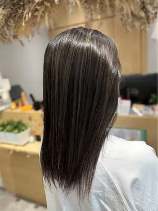 ロング カラー 巻ける髪質改善🫧ハ イライト/永田汰伊智のヘアスタイル