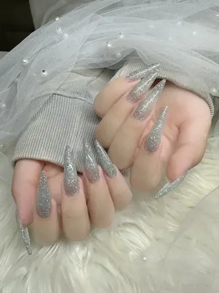 ネイル MoriseNail Jr研修💜はるかのネイルデザイン