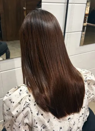 ロング 百々花 ワンカラー募集中🥀のヘアスタイル