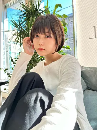ショート ショート/レイヤー カット/服部タカノリのヘアスタイル