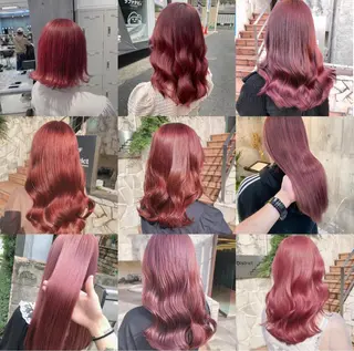 ミディアム カラー ハイトーン特化🎀 LEONのヘアスタイル