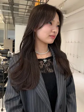 ロング カラー loely 💞miyuのヘアスタイル