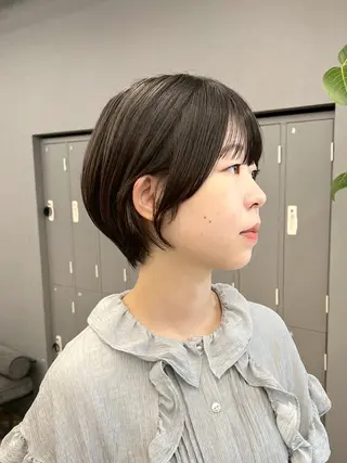 ショート 重里 瑠花のヘアスタイル