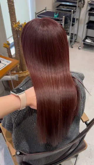 ロング 加藤 乃彩のヘアスタイル