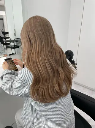 セミロング カラー ヘアアレンジ 髪質改善/美髪矯正 艶髪/Takutoのヘアスタイル