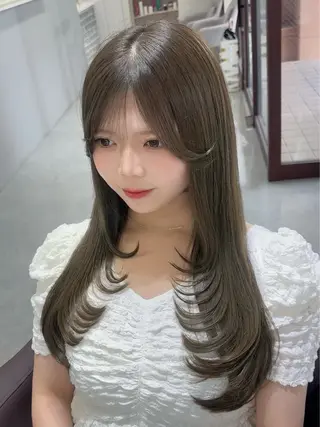 ロング あい❤︎ /韓国巻き/レイヤーのヘアスタイル