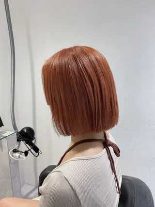 セミロング カラー センターパート特化 井上健太のヘアスタイル