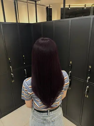 ロング カラー 田中 大輝のヘアスタイル