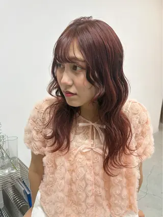 カラー personマオ♡ girly/姫カットのヘアスタイル