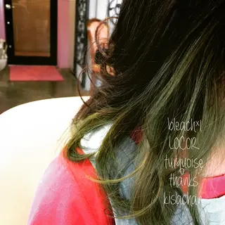 ミディアム カラー パーマ ヘアアレンジ 表参道Lise おおいしおりのその他イメージ