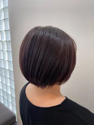 ミディアム サラ艶&艶髪系✨ Ayane/心斎橋のヘアスタイル