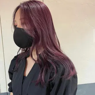 ロング kiyono ⭐︎ダブルカラーのヘアスタイル
