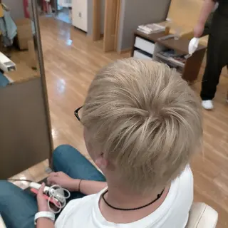 カラー ヘアー オレのヘアスタイル