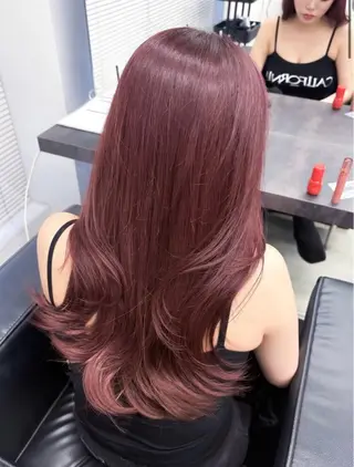 ロング カラー 透明感カラー/髪質 改善🎀suzukaのヘアスタイル