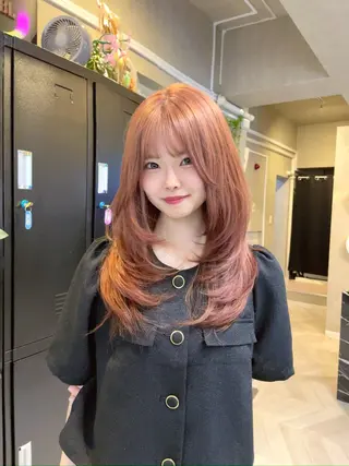 ロング カラー 🩵デザインカラー/ レイヤーYUZU🩵のヘアスタイル